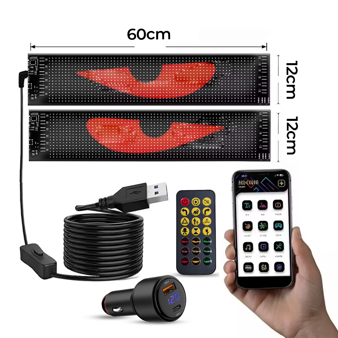 Panel Led Flexible 60x12CM Para Auto Camioneta F60X12-P | Mercomax Motors