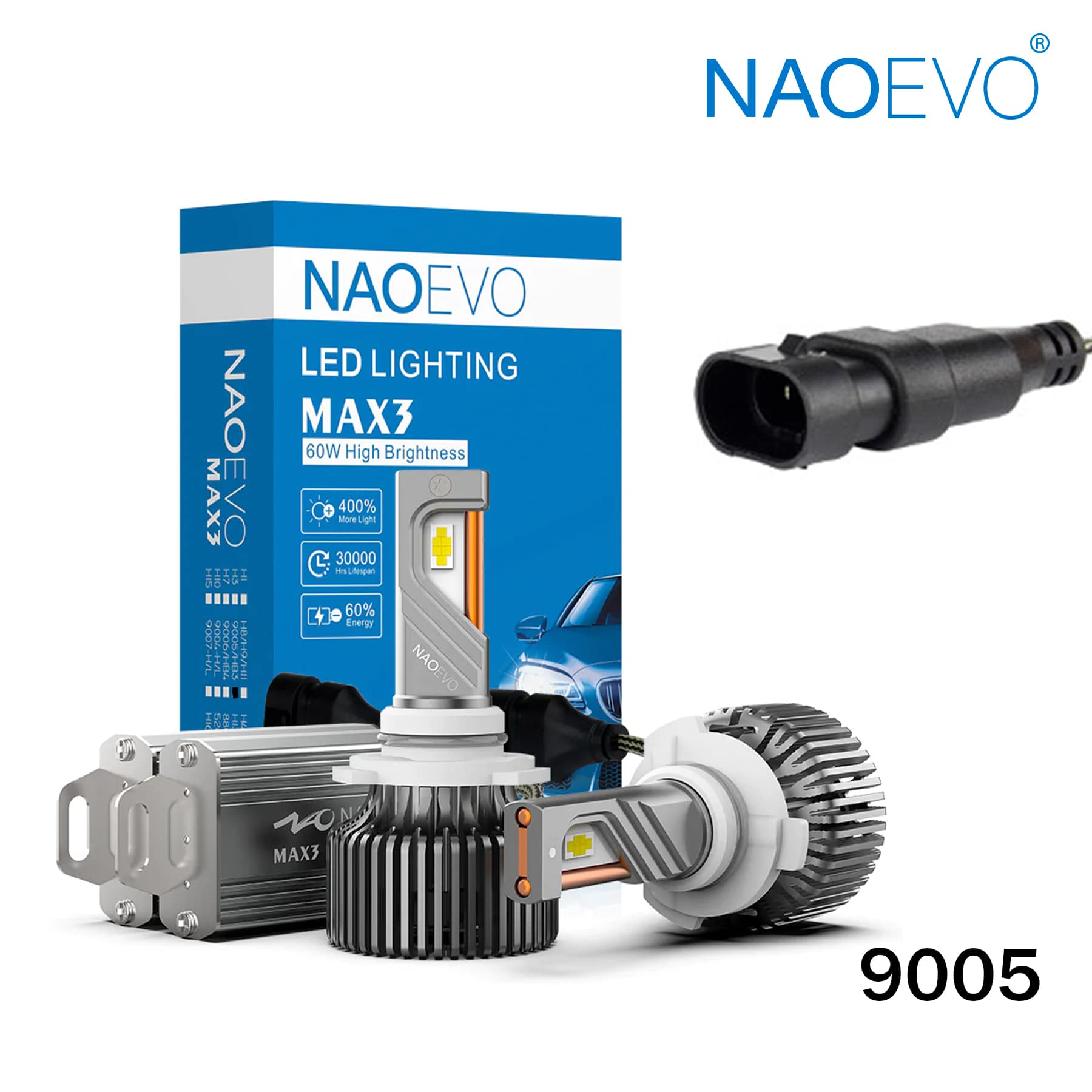 Foco Led MAX3 Canbus 9005 13.000LM