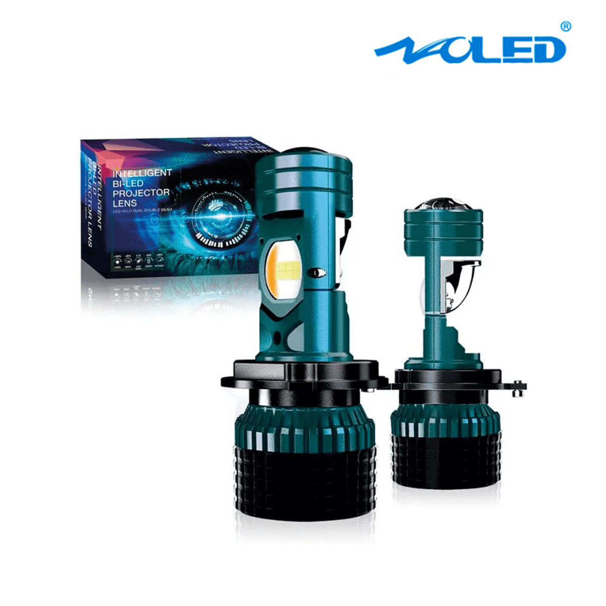 Mini proyector Led Lupa AM12 H4 12.000LM