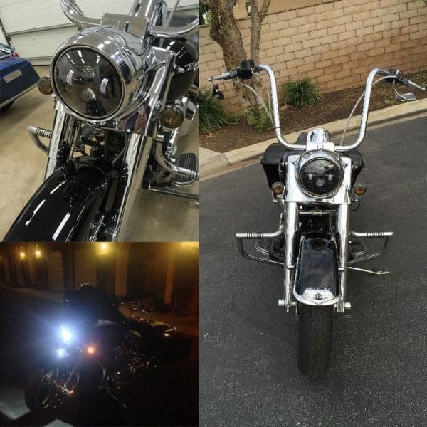 Faro Led 7" Redondo Tipo Jeep 3.600LM Motors