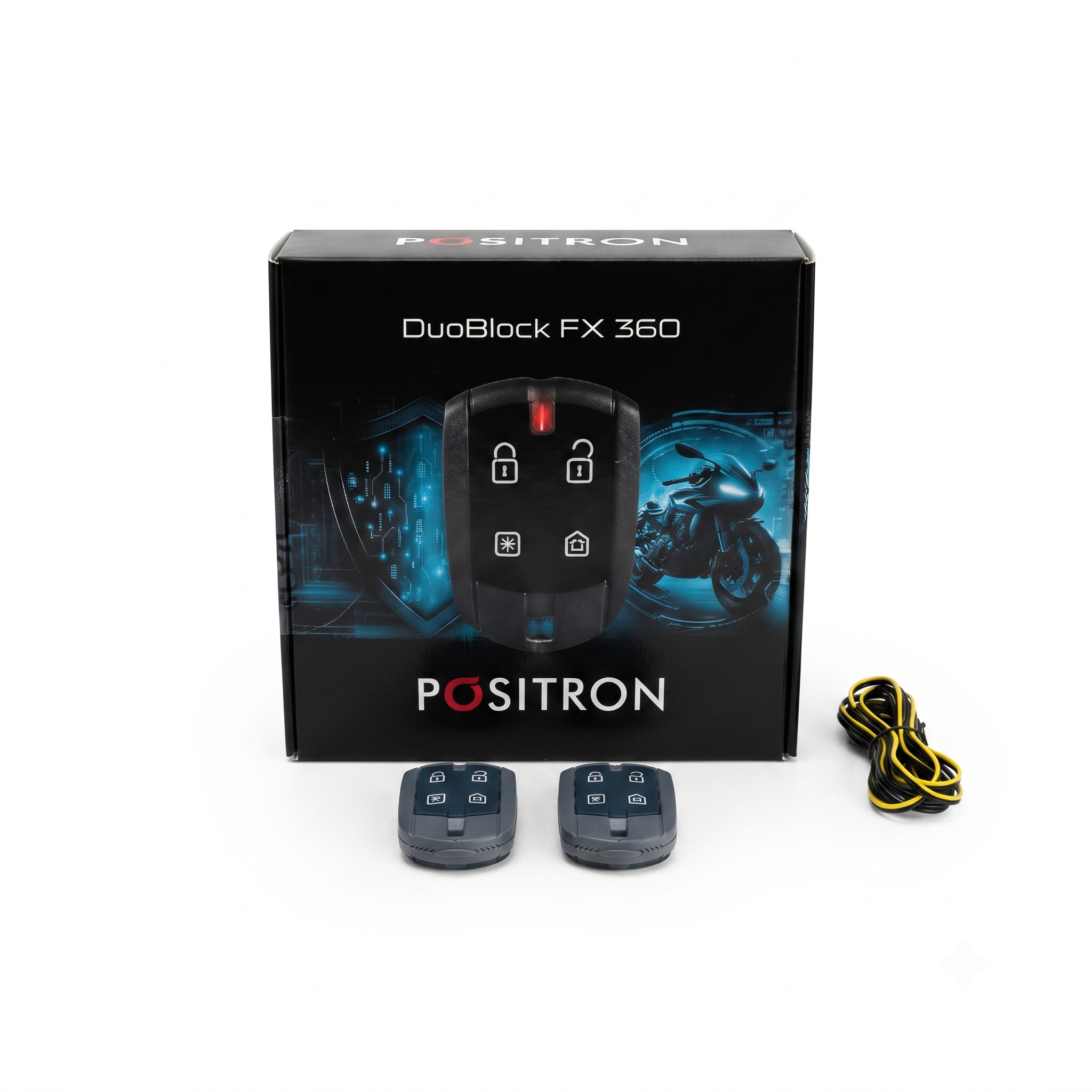 Alarma Para Motocicleta Positron FX360-G8 Azul