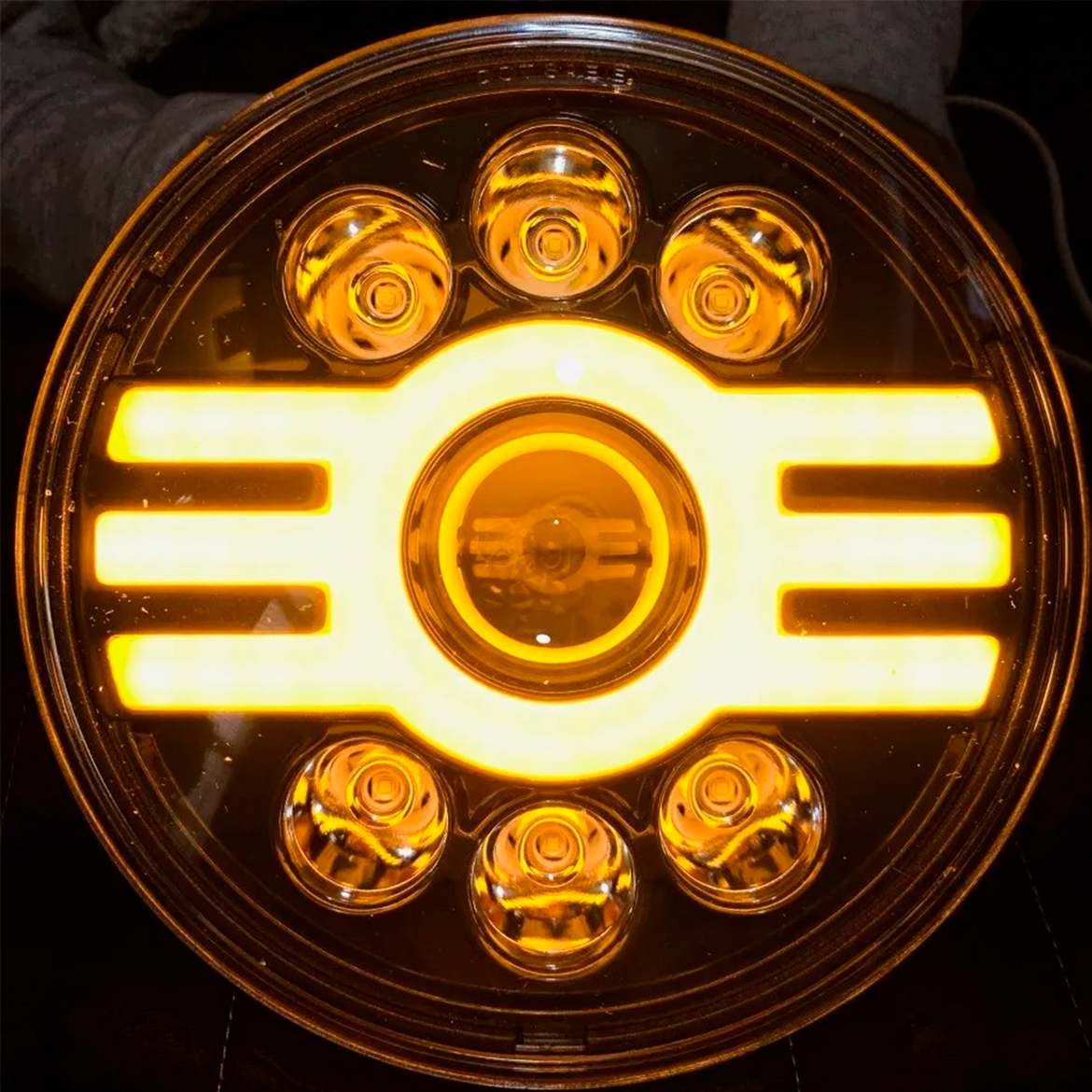 Faro Led 7″ Redondo Modelo H 4.000LM
